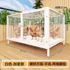 Caja de Cría para el Hogar, Jaula para Pollos de Tubo Cuadrado, Gallinero Plegable para Uso Doméstico Rural al Aire Libre y en Interiores, Jaula de Cría de Malla de Alambre para Patos y Gansos