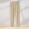 Pantalones de Moda Sueltos de Cintura Alta para Verano 2026 para Mujeres de Mediana Edad y Mayores, Pantalones Casuales Rectos Versátiles para Abuelas