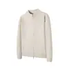 Suéter Grueso Estilo Retro Japonés con Doble Cremallera Otoño/Invierno Unisex Streetwear Tejido Cardigan Chaqueta de Pareja Manga Larga