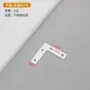 Código de ángulo de acero inoxidable engrosado fijo ángulo recto lámina plana en forma de L código de ángulo de 90 grados soporte de estante de partición Accesorios para muebles