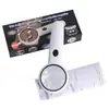 Luz LED de 3 LEDs Detector de Dinero Fluorescente UV 7x 55mm Portátil Alta Definición Lectura e Identificación Nueva Lupa de Plástico