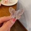 Horquilla de plástico con forma de mariposa y diseño de sirena, ideal para el pelo de hada, con pinza para el flequillo, pinza para el pelo de pico de pato, accesorio para el pelo, tocado.