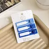 Pinza para el Cabello Estrella Azul Klein para Mujer Clips para Flequillo Lateral de Primavera y Verano Clips de Pato sin Rastro para Mechones Delanteros Pinza para el Cabello