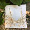Primavera 2023 Nuevos Aretes de Sol Creativos Bohemios Transfronterizos de Comercio Electrónico Moda Europea y Americana Joyería para Damas Mujeres