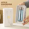 Copo Térmico de Titânio Puro Leve e Luxuoso para Meninas, Copo Térmico de Aparência Sofisticada, Copo Tumbler Compacto e Portátil, Mini Copo de Bolso de Alta Qualidade