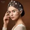 Youlapan Va15 Amazon Nuevo Estéreo Flor Doble Peineta Malla Tocado Cena Baile Velo Nupcial
