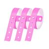 Pulseira de PVC descartável personalizada, pulseira de pulso, bar, concerto, entrada de playground infantil, tira de pressão