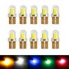 Directo de fábrica T10 COB 4SMD lámpara indicadora de silicona de ancho corto lámpara de matrícula lámpara de lectura de cristal T10