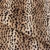 En Stock Visón Europeo Estampado Animal Tela de Piel High-Low Pequeño Visón Europeo Estampado Leopardo Tela para Bolsos de Peluche