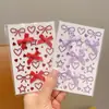 Pegatinas de Diamantes para Maquillaje de Ojos, Pegatinas de Maquillaje para Niños, Pegatinas Faciales, Accesorios Faciales, Pegatinas de Mariposas con Perlas y Diamantes, Pegatinas de Strass para Cejas de Escenario