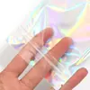 Saco Autosselante Laser Transparente Perolado Bolsa para Acessórios de Joias Acessórios para Joias DIY Película Ultra-Transparente Saco para Embalagem de Joias Prateadas