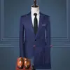 Comercio exterior transfronterizo traje coreano traje para hombre negocios ocio profesional vestido ropa de padrino traje dos piezas