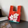 Nueva Bolsa Tejida Festiva para Regalo Bolso de Mano Bolsa Fly-Knit Bolsa de Muñeca Bolsa de Regalo Bolsa Tejida de Año Nuevo