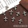 Accesorios de arte para uñas transfronterizos, cruz de estilo oscuro, joyería de aleación retro de moda, nuevas decoraciones metálicas para arte de uñas