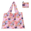 Bolsa de Compras Plegable, Nueva de Gran Capacidad, Bolsa Plegable Ecológica en Stock, Bolsa de Tote de Almacenamiento Plegable Portátil Impresa Creativa