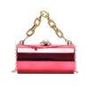 Bolso acrílico de moda transfronterizo para mujer 2024 nuevo bolso cilíndrico tipo caja brillante nicho hombro bandolera bolso para lápiz labial