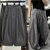 Calça casual larga de cintura alta estilo coreano para trabalho para mulheres, nova coleção outono 2026, corte solto, modelagem que afina, perna reta, calça longa versátil