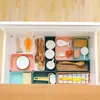 Caja de Almacenamiento de Plástico Rectangular para Escritorio, Cosméticos, Divisor de Cajón, Caja de Almacenamiento para Cocina, Cubiertos, Caja Pequeña, Hogar