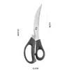 Tijeras de Acero Inoxidable para Barbacoa Estilo Coreano, Tijeras de Cocina, Tijeras Engrosadas al por Mayor, Tijeras para Cocina Doméstica, Productos Populares de Venta Transfronteriza, Suministro Estable
