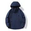 Chaqueta 3 en 1 para hombre y mujer de otoño e invierno, chaqueta con capucha, conjunto de dos piezas desmontable, adecuada para senderismo, camping y montañismo