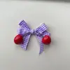 Nuevos Accesorios de Lazo de Cereza en Colores Dulces Accesorios DIY Pinza para el Cabello Funda para Teléfono Móvil Equipaje Zapatos y Calcetines Accesorios para Ropa