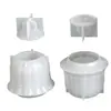 Resina de Amapola Epoxi Yeso Espejo Campana Tarro de Almacenamiento Molde de Silicona para Adorno de Taza de Velas de Navidad DIY