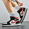Venta Directa de Fábrica Putian Zapatos Deportivos de Caña Alta para Hombre Aj Guo Ailun Air Force One Aj1 Zapatos para Mujer Blanco y Negro Panda