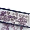 Cristal Natural Pedras Soltas Aleatórias Cristal Rosa Tang Oito Lados Acessórios DIY Amethyst Bloco de Açúcar Amethyst Suprimento Atacado