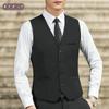 Chaleco Nuevo para Hombre 2023 Ajustado Coreano Traje Chaleco para Hombre Mejor Hombre Ropa de Negocios Chaleco para Hombre