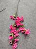 Venta al por mayor de fábrica rama de flor de cerezo artificial flor artificial rama de flor falsa flor de cerezo individual rama para sala de estar flor de seda flor para vestido de novia