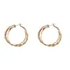 Pendientes Metálicos Retro Europeos y Americanos Exagerados de Múltiples Capas para Mujer, Elegantes, de Lujo Ligero, Versátiles y Atmosféricos, Joyería, Fabricante de Origen