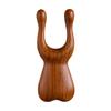 Masajeador de ojos multifuncional con raspado de nariz y nariz, tallado en madera de sándalo verde, palo de acupuntura, belleza facial, peine de meridianos
