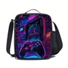 Controlador de Jogo Bolsa de Piquenique Portátil Grande Capacidade Lancheira para Exterior Espessada com Folha de Alumínio Bolsa de Mão Portátil Isolada