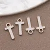 Acero Inoxidable Galvanizado Estilo Europeo y Americano 26 Letras Inglesas Etiqueta Colgante Pulsera Collar DIY Hecho a Mano Accesorios de Joyería