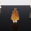 Árvore de Natal Vidro de Cristal Decorações de Mesa de Natal para Casa Artesanato Exquisito Cristal Branco Pequeno Feito à Mão