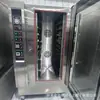 Forno de Circulação de Ar Quente de 5/8/10 Bandejas Forno Elétrico para Pão Forno Comercial de Aço Inoxidável Instrumento para Loja de Bolos Forno de Assar