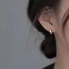 Aretes Círculo de Mobius Geométricos para Mujer, Sencillos, de Moda, Personalizados, Versátiles, Aretes, Tendencia de Aretes de Nicho
