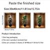 Venta Directa de Comercio Exterior Plantas Artificiales en Maceta Modernas Sencillas y Pegatinas de Flores Entrada de Sala de Estar Escaleras Pegatinas Decorativas Autoadhesivas