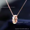Collar Óseo de Serpiente Inteligente Baojia Anillo Único Diamante Fritillaria Calcedonia Roja Malaquita Cadena para Clavícula Simple Europea y Americana Marca Grande