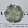 Cabeza de Flor de Crisantemo Pequeña, Margarita Pequeña DIY Hecha a Mano Flor Artificial, Flor Falsa, Accesorios Retro para el Cabello, Pasador, Decoración de Ropa, Accesorios para Disparos