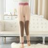 Pantalones de lana de invierno para hombres y mujeres, pantalones de algodón, pantalones largos para personas de mediana edad y mayores, pantalones cálidos con cintura engrosada y rodilleras con forro polar