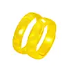Anel banhado a ouro de amor de ano novo coreano para homens e mulheres, doce casal concêntrico, anel banhado a ouro do Vietnã, joias