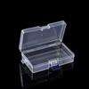 Almacenamiento de accesorios herrajes caja de joyería caja de plástico transparente pp cierre con tapa caja de embalaje caja organizadora mayoreo