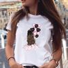Camisas Cartoon Femininas Moda 2018 Camisa Verão_Yy