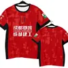 2026 Nueva Camiseta Rongcheng de Chengdu para Aficionados Estampado Digital 3D Manga Corta Secado Rápido Cómoda para Hombre