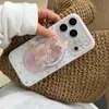 Funda magnética con soporte de oso rosa y estrella linda para Apple 17 Pro Max, adecuada para 16 Pro magnético y 15 Pro