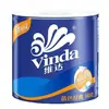 Vinda V4069-B Azul Clásico Papel Grueso de 4 Capas Ultra Resistente Que No Se Rompe Fácilmente, 140g*27 Rollos, Paquete de Surtido Completo
