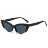 Gafas de Sol Transfronterizas Estilo Europeo y Americano Nuevo Medio Marco Ojo de Gato Color Caramelo Personalizadas Moda Street Style Forma Cóncava Gafas de Sol Divertidas