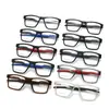 2021 Nuevo Marco Completo de Tr90 para Hombres Gafas Deportivas para Ciclismo para Miopía Lentes Planos Marco Cuadrado a Cuadros 7809