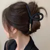 Elegante pinza para el pelo de tamaño grande para cabello grueso, pinza para el pelo simple nueva, pinza de tiburón para la parte posterior de la cabeza, accesorio para el pelo de cachorro de dibujos animados con galleta